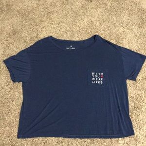 AMERICAN EAGLE “WISH YOU WERE HERE” TEE